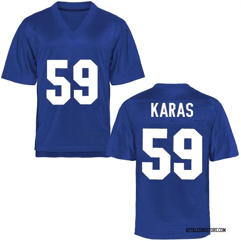 Game Youth Adam Karas Air Force Falcons Royal Blue Football College Jersey