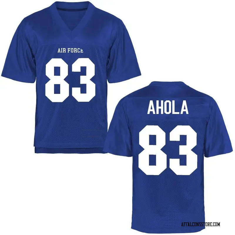 Replica Men's Cody Ahola Air Force Falcons Royal Blue Football College Jersey