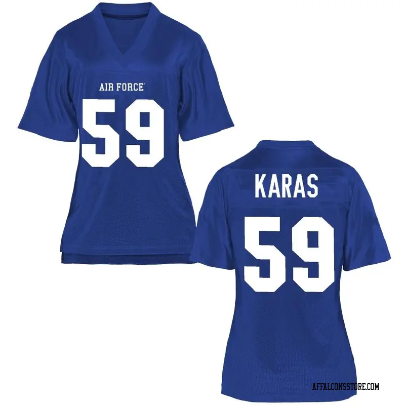 Replica Women's Adam Karas Air Force Falcons Royal Blue Football College Jersey