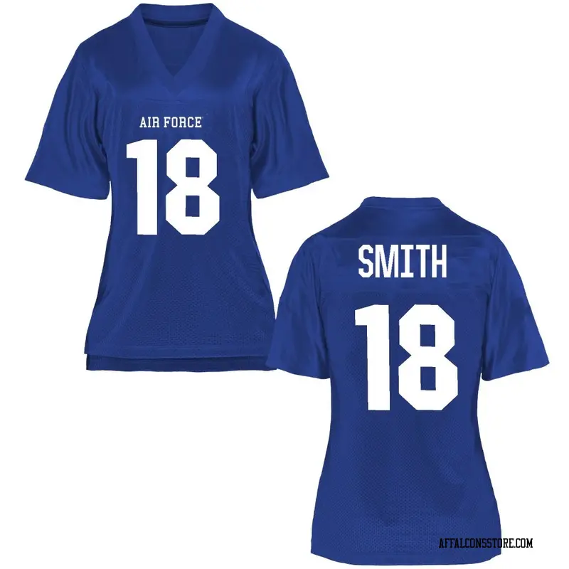 Replica Women's Quin Smith Air Force Falcons Royal Blue Football College Jersey